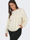 CARRUBINA - Kabel Strikbluse - NOOS