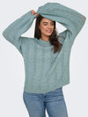CARRUBINA - Kabel Strikbluse - NOOS