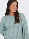 CARRUBINA - Kabel Strikbluse - NOOS