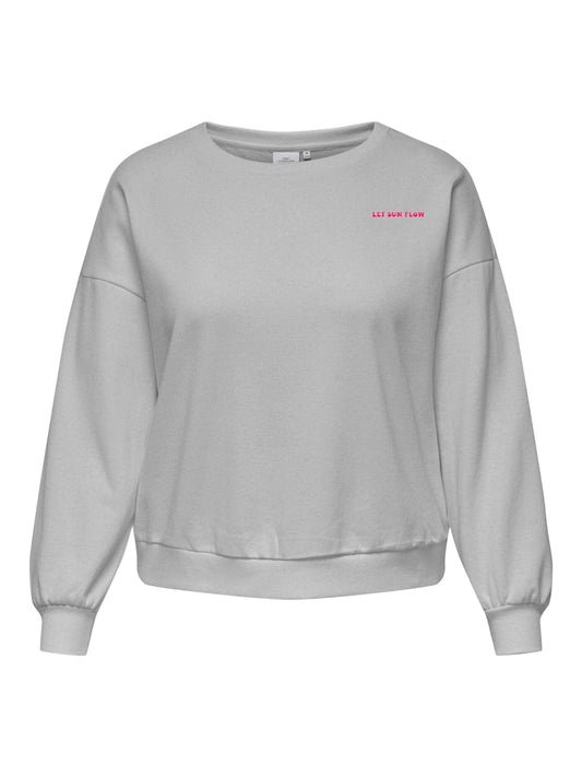 CARLAJULIA - Sweatshirt med Bagside Print