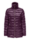 CARVEGA - Quiltet Mauve Wine Jakke