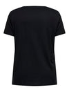 CARNINNA - Kortærmet T-shirt m. Broderi