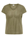 CarSilvery - Lurex Bluse - Noos