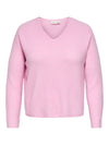CARCAMILLA - V-NECK L/S PULLOVER KNIT - NOOS