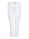 CarWilly - Hvide Straight Denim Jeans - Noos
