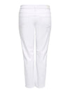 CarWilly - Hvide Straight Denim Jeans - Noos