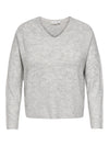 CARCAMILLA - V-NECK L/S PULLOVER KNIT - NOOS