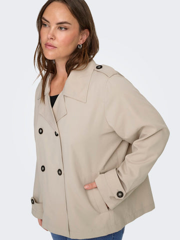 CARHANNAH - Kort Trenchcoat - Noos