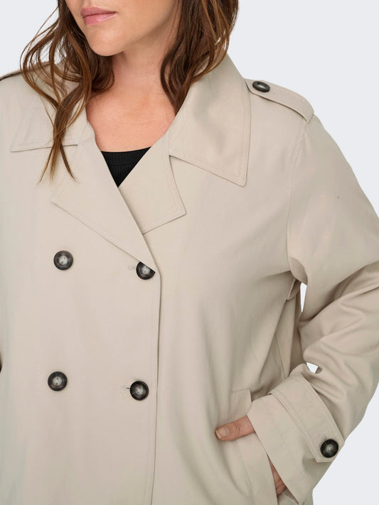 CARHANNAH - Kort Trenchcoat - Noos