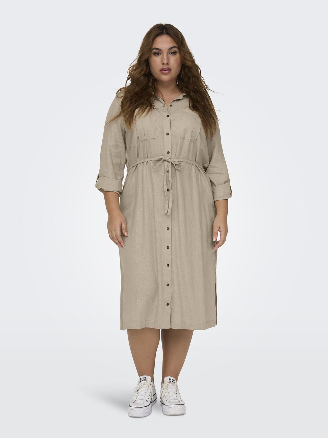 Skjortekjole plus size