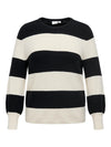 CARNEW DARIA L/S STRIPE PULLOVER KNIT