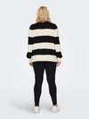 CARNEW DARIA L/S STRIPE PULLOVER KNIT