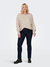 CARNEW ADALINE - BEIGE L/S PULLOVER KNIT - NOOS