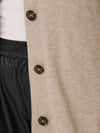 CARESLY LS KNAPP CARDIGAN KNT NOOS