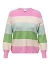 CARNEW DARIA L/S STRIPE PULLOVER KNIT