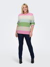 CARNEW DARIA L/S STRIPE PULLOVER KNIT