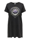 CARLUCY - T-Shirt Kjole med Print