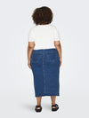 CARSIRI - DENIM NEDERDEL FRONT SLIDS - NOOS