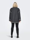 CARELBA SCALLOP EDGE SCARF COAT