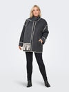 CARELBA SCALLOP EDGE SCARF COAT