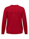 CARXMAS LS O-NECK MIX DETAIL BOX KNIT