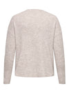 CARCAMILLA - V-NECK L/S PULLOVER KNIT - NOOS
