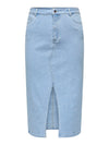 CARSIRI - DENIM NEDERDEL FRONT SLIDS - NOOS