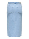 CARSIRI - DENIM NEDERDEL FRONT SLIDS - NOOS