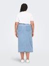 CARSIRI - DENIM NEDERDEL FRONT SLIDS - NOOS