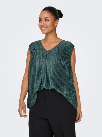 CARTRIBALT - Plisseret Top