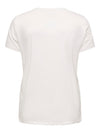 CARKITA - T-shirt med perler eller pailletter