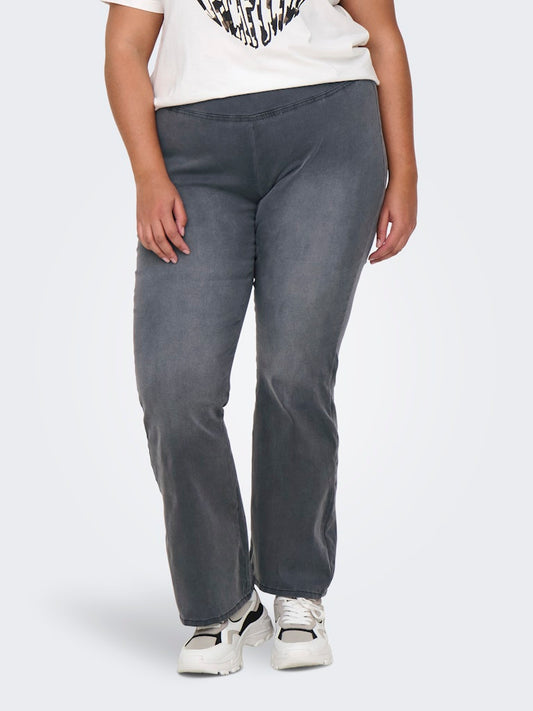 CARAUGUSTA MID WAIST FLARED JEANS