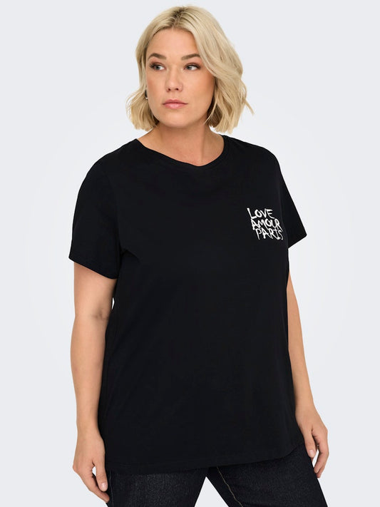 CARCRUZ - T-shirt med Print For & Bag