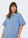CARASTA- Denimkjole med Striber