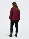 CARLUZIA - Langærmet Blonde Bluse