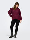 CARLUZIA - Langærmet Blonde Bluse