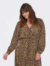 CARMKA - Leopard Kjole V-hals