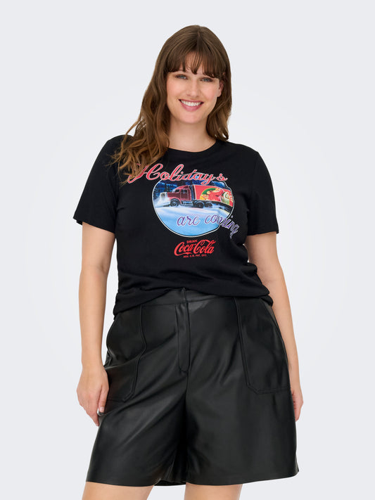 CarCoca Cola - Sort Jule T-Shirt