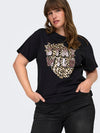 CarChrista - Kortærmet T-shirt med Print