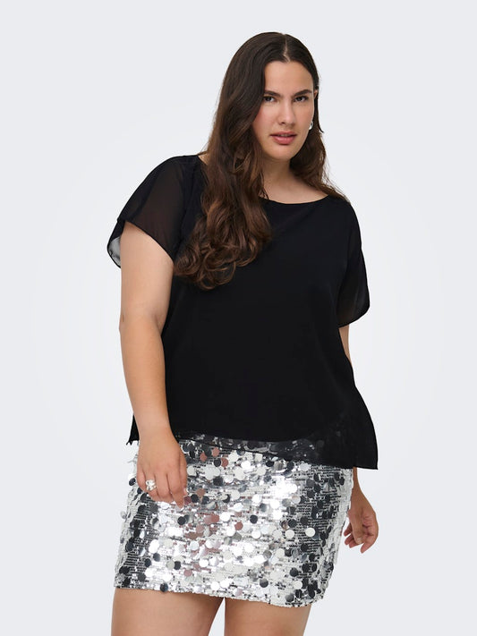 CARCOKO - Chiffon Bluse