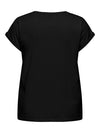 CARMILDA - Kortærmet T-shirt med Broderier