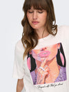 CarChrista - Kortærmet T-shirt med Print