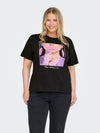 CarChrista - Kortærmet T-shirt med Print