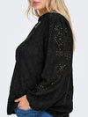CARLUZIA - Langærmet Blonde Bluse