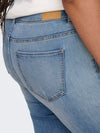 CARMAYA- Højtaljede flared jeans med push-up