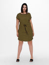 CarApril Knee Dress Stripe