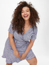 CarLivia Wrap Knee Dress