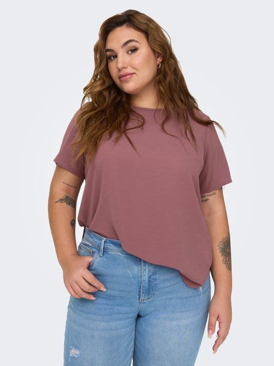 Carvica Top - Ensfarvet