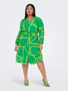 CARNEWDENIZIA 3/4 BLK SHIRTDRESS WVN