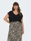 CARJASMINA - Bluse med Blondekanter